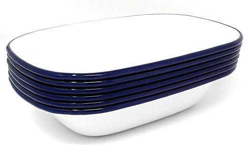 Falcon Kuchenform, rechteckig, 20 cm, emailliert, 6 Stück Falcon Kuchenform, rechteckig, 20 cm, emailliert, 6 Stück von Falcon