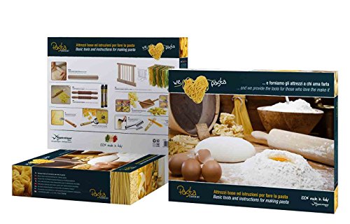 MAAJ® PASTA STARTER-SET SPAGHETTI/FETTUCCINE 9-TEILIG - MADE IN ITALY von MAAJ