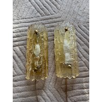 Set Aus 2 Wandlampen Von Carl Fagerlund | Lyka Kristallglas Eiskristall Vintage von FalconArtsShop