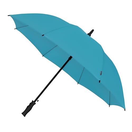 Falcone - Kompakter Windproof Regenschirm - Automatik - 102 cm - Hellblau, Hellblau, 102 cm von Falcone
