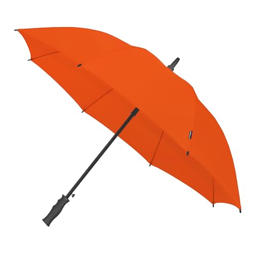 Falcone - Kompakter Windproof Regenschirm - Automatik - 102 cm - Orange, orange, 102 cm von Falcone