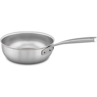 Falk Culinair Flandria Sauteuse konisch 24 cm / 3,0 L - Edelstahl-Mehrschichtmaterial mit Kupferkern von Falk Culinair