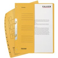FALKEN Einhakhefter DIN A4 kaufmännische Heftung gelb von Falken