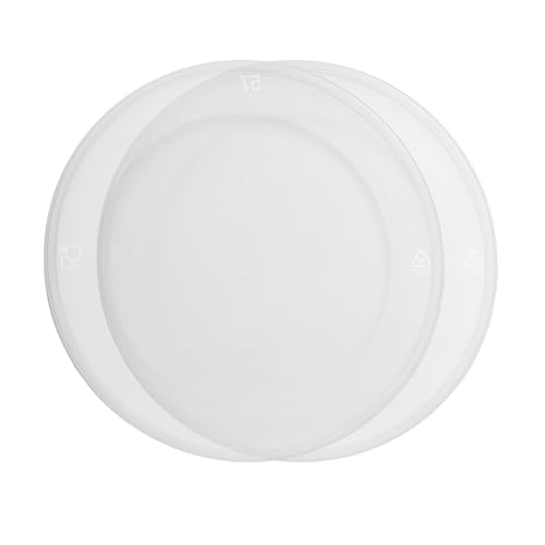 FALKENHORN Frischhaltedeckel für große Dosen – 2er Set Ø 99 mm – Wiederverwendbare Deckel für Konservendosen – Spülmaschinengeeignet, BPA-frei, aus PE von Falkenhorn