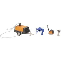 Faller 180344 H0 Baumaschinen-Set Fertigmodell von Faller