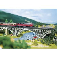 Faller 282915 Z Stahlträgerbrücke 1gleisig Universell (L x B x H) 220 x 25 x 47mm von Faller