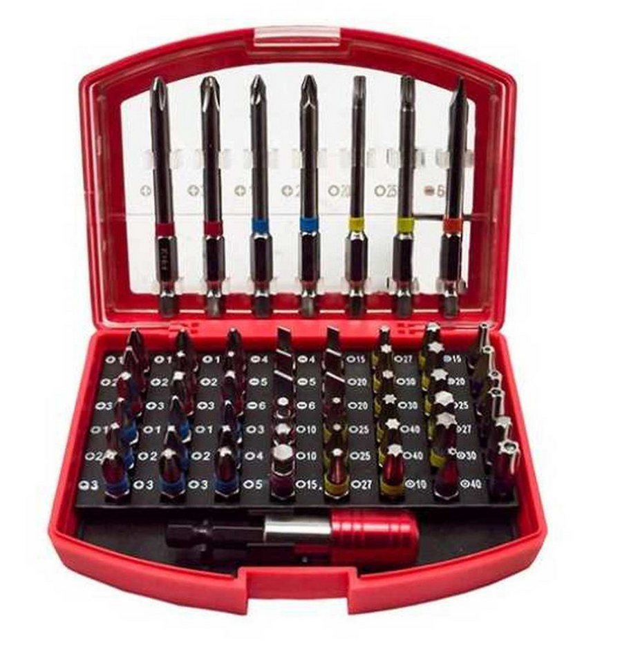 Falon-Tech Bit-Set Bitsatz Bitset Steckschlüssel Bit-Box Ratsche Bithalter 56tlg 1/4", 57-St. Falon-Tech Bit-Set Bitsatz Bitset Steckschlüssel Bit-Box Ratsche Bithalter 56tlg 1/4", 57-St. von Falon-Tech
