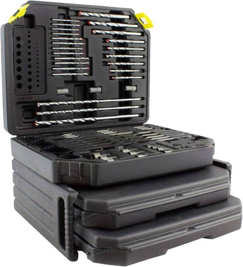 Falon-Tech Bohrersatz Bohrerset Bohrersatz Bitsatz Bitset 300tlg Beton Holz Metall, (300-tlg) von Falon-Tech