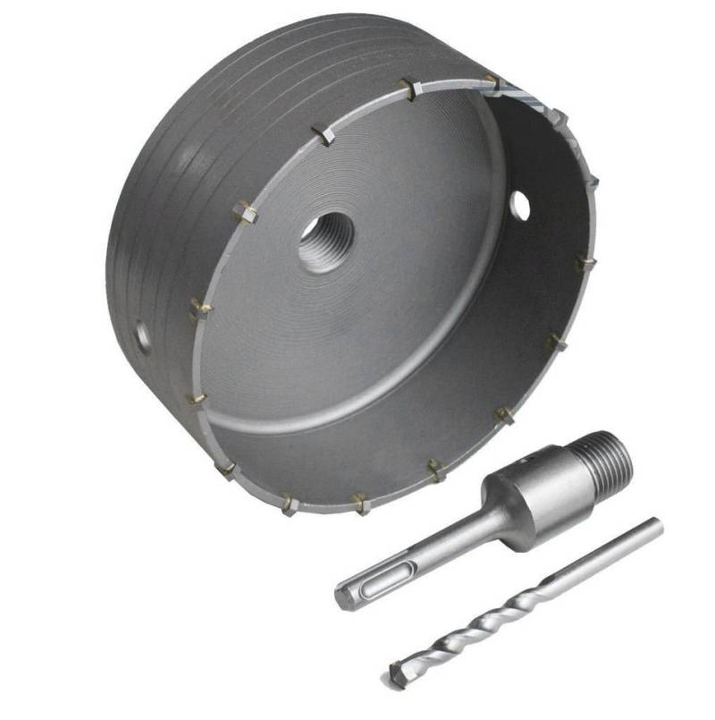 Falon-Tech Bohrkrone Bohrkrone SDS Plus 150 mm Dosenbohrer Lochbohrer Kernbohrer, Ø 150 mm von Falon-Tech