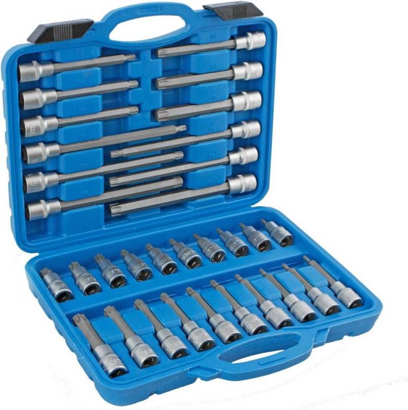 Falon-Tech Steckschlüssel Innen Vielzahn Nüsse Torx Werkzeug Set Nuß Steckschlüssel Satz (32 St) von Falon-Tech