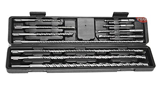 SDS-Plus Betonbohrer Set Hammerbohrer Bohrer Bohrersatz Beton 11tlg (FT00027) von Falon-Tech