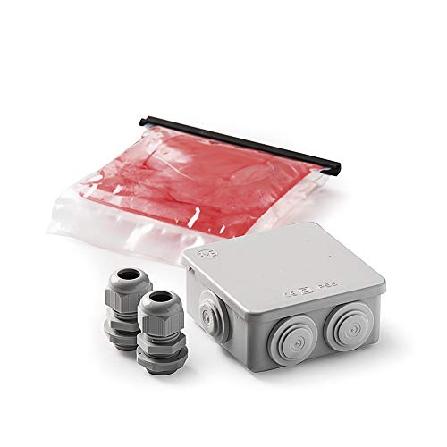 FAMATEL - CONNECT PLUS | Produkt von maximaler Wasserdichte | Mit Isoliergel und Stopfbuchse | Weiß und Rot von Famatel