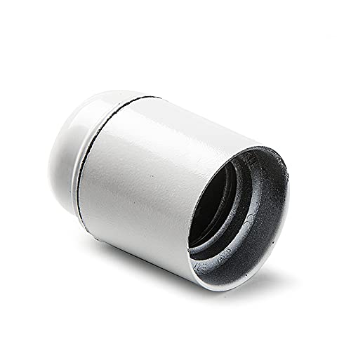 FAMATEL - Glühbirnenfassung glatt | Bakelit | Glühbirnen E-27 | 4A/250V~ | Weiß von Famatel