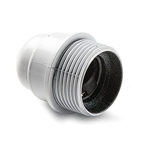 FAMATEL - Glühbirnenfassung mit Gewinde und Top | Bakelit | Glühbirnen E-27 | 4A | 250V | Weiß von Famatel