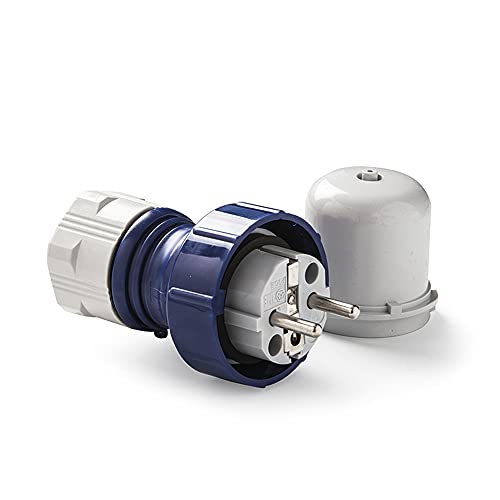 FAMATEL - Stecker IP67 | 2P+TTL | 16A | 250V | Blau und Grau FAMATEL - Stecker IP67 | 2P+TTL | 16A | 250V | Blau und Grau von Famatel