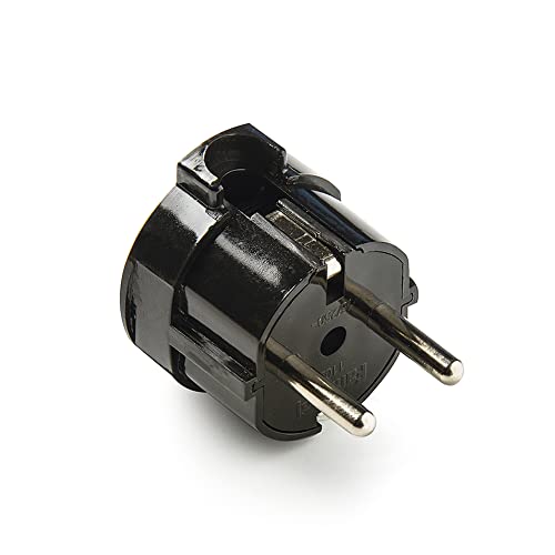 Famatel 1102-N Stecker Seitlicher Ausgang TT 16A 250 V 4,8 mm Schwarz Normall- Pequeño von Famatel