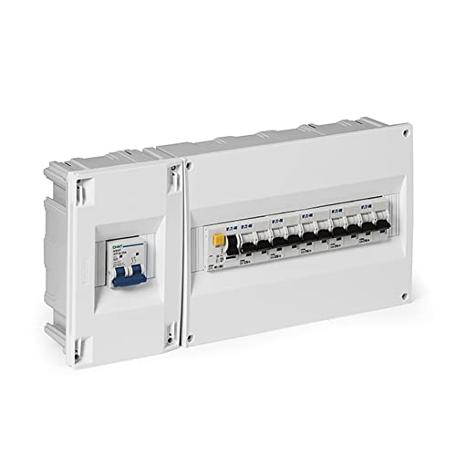 FAMATEL – Einbauschrank Vita | IP40 | ICP 32+14 Elemente | Mit elektrischen Schutzvorrichtungen |195 x 394 x 62 mm | Grau, Weiß von Famatel