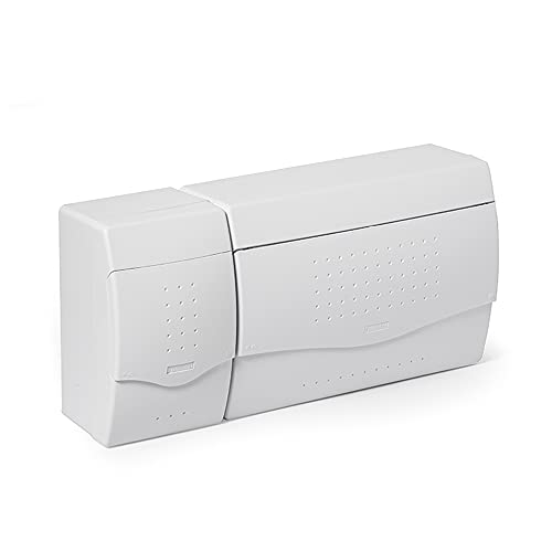 FAMATEL – Aufputzschrank Nuova | IP40 | ICP 32+14 Elemente | 195x404x100 | Lichtundurchlässige Tür von Famatel