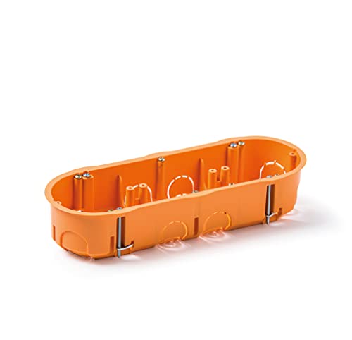 FAMATEL - Einbaudose für Mechanik I Dreifach I 67x45 mm I Orange FAMATEL - Einbaudose für Mechanik I Dreifach I 67x45 mm I Orange von Famatel