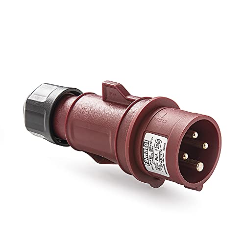 FAMATEL - Industriestecker IP44 | 3P+N+T | 32A | 380-415V | Rot von Famatel