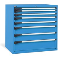 Fami MASTER Schubladenschrank, 8 Schubladen, HxBxT 1.000 x 1.020 x 726 mm, lichtblau von Fami