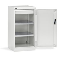 Fami PERFOM Flügeltürschrank, 1 Schublade, HxBxT 1.000 x 512 x 555 mm, lichtgrau von Fami