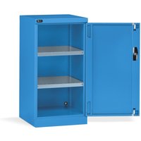 Fami PERFOM Flügeltürschrank, 2 Fachböden, HxBxT 1.000 x 512 x 555 mm, lichtblau von Fami
