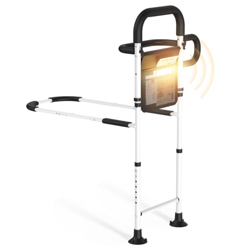 FamiHealth Aufstehhilfe Bett für Senioren, Höhe-Breite Einstellbar Haltegriff Bettschutzgitter, Bett Aufstehhilfe mit LED-Sensorlicht Bettgitter Rausfallschutz Bett Bettgriff mit Aufbewahrungsbeutel FamiHealth Aufstehhilfe Bett für Senioren, Höhe-Breite Einstellbar Haltegriff Bettschutzgitter, Bett Aufstehhilfe mit LED-Sensorlicht Bettgitter Rausfallschutz Bett Bettgriff mit Aufbewahrungsbeutel von FamiHealth