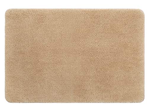 Famibay Mikrofaser Fußmatte Schmutzfangmatte Schmutz Wasserabsorbierend Fußabtreter Innenbereich Beige Haustür Türmatte rutschfest Waschbar Eingangsmatte Innen Gummi Sauberlaufmatte 60 x 90 von Famibay