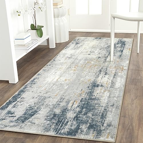 Famibay Teppichläufer für Flur, rutschfest, 60 x 120 cm, Küchenläufer, Teppiche, waschbar, Bodenmatte für Flur, Eingang, Küche, Waschküche, Wohnzimmer von Famibay