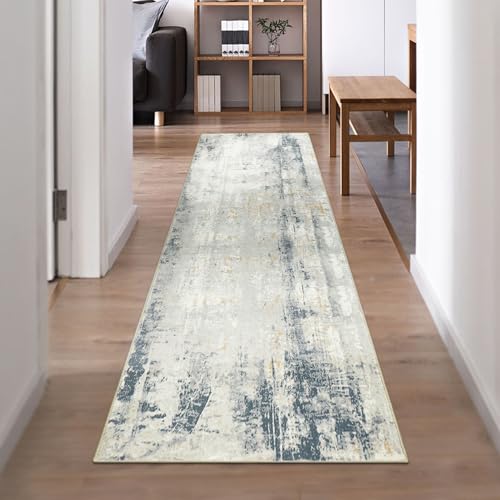 Famibay Teppich Läufer Flur Küche rutschfest Waschbar Teppichläufer Flur 65 x240cm Flurteppich Läufer Lang Küchenteppich Läufer für Eingang Flur Küche Schlafzimmer Wohnzimmer von Famibay