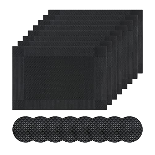 Famibay Tischsets und Untersetzer Platzsets Abwaschbar 8er Set PVC Hitzebeständig Platzdeckchen Kunststoff Tischsets Platzsets aus Plastik für Küche Speisetisch Famibay Tischsets und Untersetzer Platzsets Abwaschbar 8er Set PVC Hitzebeständig Platzdeckchen Kunststoff Tischsets Platzsets aus Plastik für Küche Speisetisch von Famibay