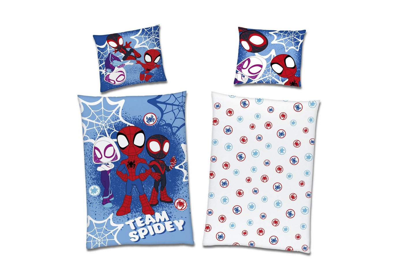Familando Kinderbettwäsche Spidey und seine Super Freunde Set 2-teilig 135x200 80x80 cm Flanell, Flanell, 2 teilig, mit Wendeseite & Reißverschluss Familando Kinderbettwäsche Spidey und seine Super Freunde Set 2-teilig 135x200 80x80 cm Flanell, Flanell, 2 teilig, mit Wendeseite & Reißverschluss von Familando