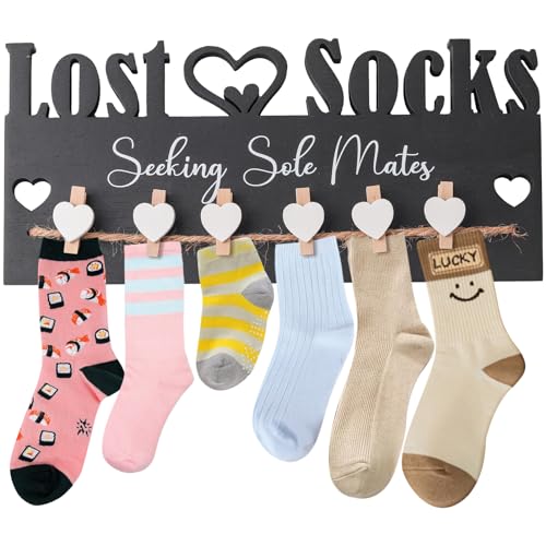 Verlorene Socken Schild – Seeking Sole Mates von Familavida