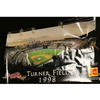 Braves Turner Field 1998 Poster Baseball Stadium Fotografiert Kodak Co von FamiliaCondori