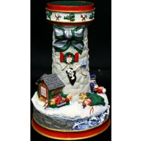 Danbury Mint Füllung Santas Sack Leuchtturm Weihnachten Kerzenhalter Cheryl Collin von FamiliaCondori