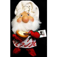 Santa's Best Santa Chef Puppe Elf Back Kekse Weihnachten Candy Cane Schürze Grün von FamiliaCondori