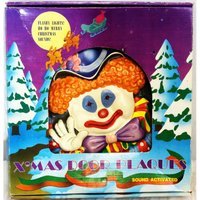 Vtg Weihnachten Türschild Clown Weihnachtslieder Singing Blinklichter Urlaub von FamiliaCondori
