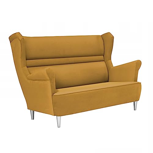 Family Meble Sofa, Modell Zoja, 2-Sitzer, Stof Couch, Zierpolsterung, Freistehendes, Lounge Sofa, Bequem zum Entspannen, Elegantes Design, Für Wohnzimmer, Wartezimmer, Büro, NEWVELO 101 Family Meble Sofa, Modell Zoja, 2-Sitzer, Stof Couch, Zierpolsterung, Freistehendes, Lounge Sofa, Bequem zum Entspannen, Elegantes Design, Für Wohnzimmer, Wartezimmer, Büro, NEWVELO 101 von Family Meble