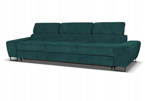 Family Meble Couch, Modell Savio, Modern Cordsofa, Dreisitzer-Sofa, Relaxsofa, Loungesofa, Fernsehsofa, Bequemer Sofa, Verstellbare Rückenlehne, Für Wohnzimmer, Esszimmer, Schlafzimmer, Büro, Grün Family Meble Couch, Modell Savio, Modern Cordsofa, Dreisitzer-Sofa, Relaxsofa, Loungesofa, Fernsehsofa, Bequemer Sofa, Verstellbare Rückenlehne, Für Wohnzimmer, Esszimmer, Schlafzimmer, Büro, Grün von Family Meble
