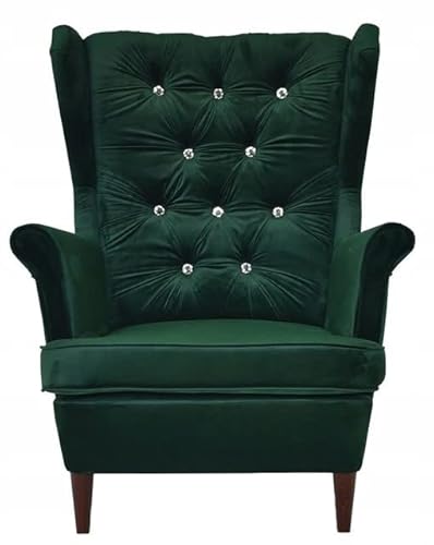 Uszak skandinavischer Sessel von Gaja Family Furniture | Traditionelles klassisches Design | Elegantes Design | Bequemer Sessel zum Entspannen | Passt in Jede Einrichtung | Hochwertige Verarbeitung von Family Meble