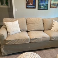 Ektorp 3.5-Sitzer Sofa Bezug Slipbezug Handgemacht Mit Mehreren Farb - Und Stoffoptionen Passgenau Für Das Ektorp 3.5-Couchmodell von FamilyCoverLab