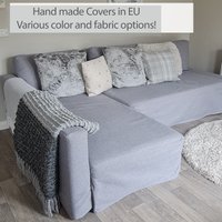 Friheten Ecksofa Bettbezug Bezug, Handgefertigt Mit Mehreren Farb- Und Stoffoptionen - Passgenau Für Die Ikea Friheten Couch von FamilyCoverLab