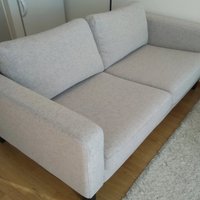 Karlstad 2-Sitzer Sofa Bezug Slipbezug Handgemacht Mit Mehreren Farb- Und Stoffoptionen - Passgenau Angefertigt Für Das Karlstad Zweisitzer von FamilyCoverLab