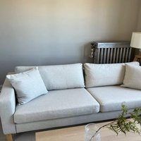 Karlstad 3-Sitzer Sofa Bezug Slipbezug Handgemacht Mit Mehreren Farb- Und Stoffoptionen - Passgenau Für Die Ikea Karlstad Couch von FamilyCoverLab