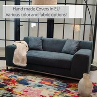 Kramfors 2-Sitzer-Sofabezug, Handgefertigt Mit Verschiedenen Farb- Und Stoffoptionen - Passgenau Für Die Ikea Kramfors Couch von FamilyCoverLab
