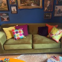 Kramfors 3-Sitzer Sofa Bezug Slipcover Handgemacht Mit Mehreren Farb- Und Stoffoptionen - Passgenau Für Die Ikea Kramfors Couch von FamilyCoverLab