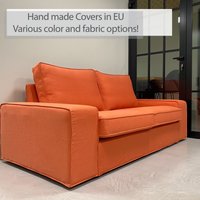 Maßgeschneiderter Ersatzbezug Für Ikea Kivik 2-Sitzer Couchbezug, Handgefertigt Mit Mehreren Farb - Und Stoffoptionen von FamilyCoverLab