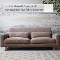 Nikkala 3-Sitzer-Sofabezug, Handgefertigt Mit Mehreren Farb- Und Stoffoptionen - Maßgeschneidert Für Die Ikea-Nikkala-Couch von FamilyCoverLab