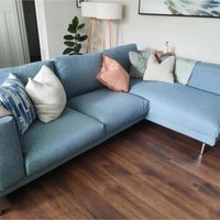 Nockeby 2-Sitzer Sofa Bezug Mit Chaise Longue Slipbezug Handgefertigt Mehreren Farb- Und Stoffoptionen - Maßgeschneidert Für Ikea Nockeby von FamilyCoverLab